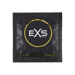 Image 2 for Rightway Gold Condoms Vegan Gold Coloured Tip 12 Pack