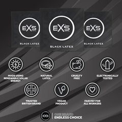 Image 5 for Black Latex Condoms Vegan 48 Pack
