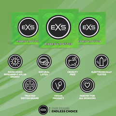 Image 5 for Textured Condoms Ribbed & Dotted Vegan 48 Pack