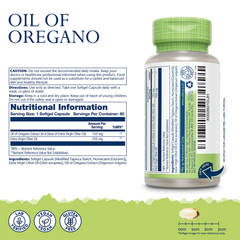 Image 2 for Oil of Oregano 150mg 60 Capsules