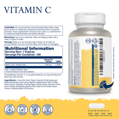 Image 2 for Vitamin C 1000mg Time Release Formula 100 Capsules