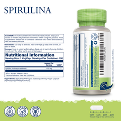 Image 2 for Spirulina Algae 100 Capsules