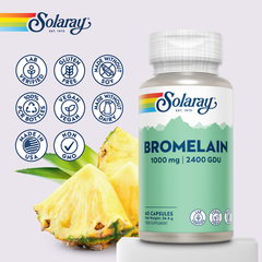 Image 5 for Bromelain 1000mg (2400 GDU/g) 60 Capsules