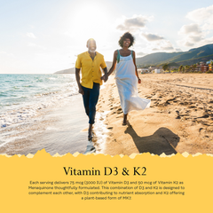 Image 4 for Vitamin D3 3000 IU and K2 50mcg 120 Capsules