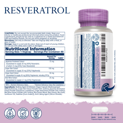 Image 2 for Resveratrol Complex 60 Capsules
