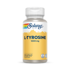 Image 1 for L-Tyrosine Free-Form Amino Acid Supplement 1000mg 60 Capsules