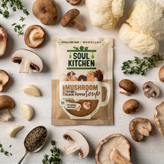 Image 3 for Mushroom, Black Pepper & Thyme Soup with 4000mg Lions Mane Mushroom, Vitamind B & D12 - 12 soups