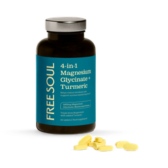 Image 2 for 4 in 1 Magnesium and Tumeric Tablets 90 Tablets