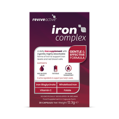 Image 1 for Iron Complex 20 mg 30 Capsules