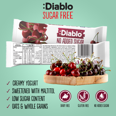 Image 3 for No Added Sugar Yoghurt Coated Muesli Bar Cherry 30g