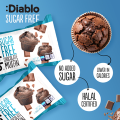 Image 2 for Sugar Free Chocolate Muffins 6 x 45g