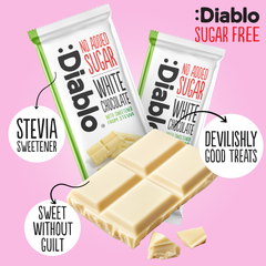Image 2 for No Added Sugar White Chocolate Bar 75g