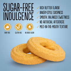 Image 3 for No Added Sugar Butter Cookies 135g