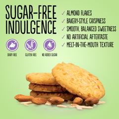 Image 3 for No Added Sugar Almond Cookies 145g