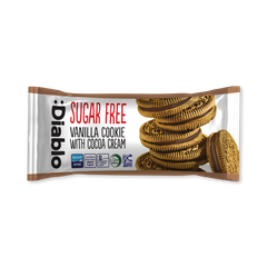 Image 1 for Sugar Free Vanilla Sandwich Cookie Cocoa Cream 44g