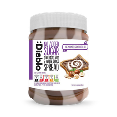 Image 1 for No Added Sugar Duo Spread Hazelnut and White Chocolate 350g