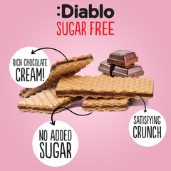 Image 2 for No Added Sugar Wafer Thins Chocolate Cream Flavour 150g