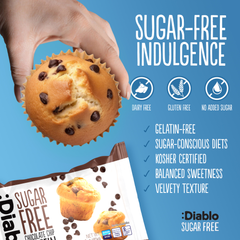 Image 4 for Sugar Free Chocolate Chip Muffin 45g Pack of 24