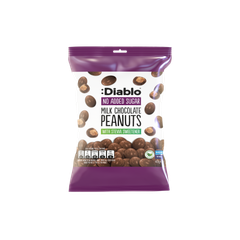Image 2 for No Added Sugar Milk Chocolate Peanuts 40g Pack of 24