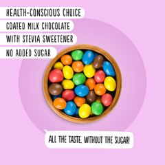 Image 5 for No Added Sugar Milk Chocolate Coated Peanut Treats 40g Pack of 24