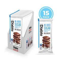 Image 1 for No Added Sugar Milk Chocolate Bar 85g Pack of 15