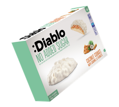 Image 2 for No Added Sugar Coconut Cookies Caramel and Peanut 100g Pack of 18