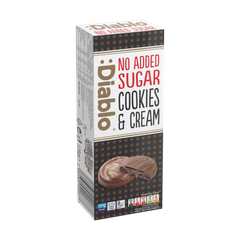 Image 2 for No Added Sugar Cookies and Cream Dark Chocolate 128g Pack of 27