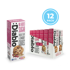 Image 1 for No Added Sugar Chocolate Chip and Cranberry Cookies 135g Pack of 12