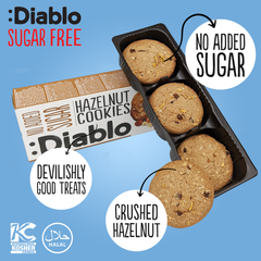 Image 3 for No Added Sugar Hazelnut Cookies 135g Pack of 12