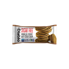 Image 2 for Sugar Free Vanilla Sandwich Cookie Cocoa Cream 44g Pack of 48