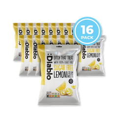 Image 1 for Sugar Free Lemon and Cream Sweets 75g Pack of 16