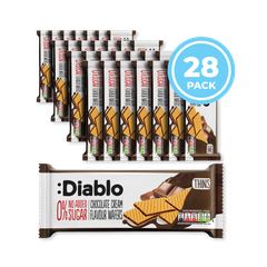 Image 1 for No Added Sugar Wafer Thins Chocolate Cream Flavour 150g Pack of 28