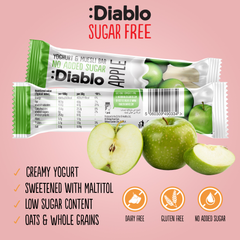 Image 4 for No Added Sugar Yoghurt Coated Muesli Bar Apple 30g Pack of 16