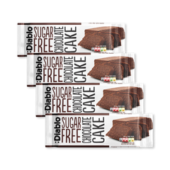 Image 1 for Sugar Free Chocolate Cake 200g Pack of 4