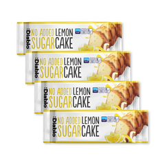 Image 1 for No Added Sugar Lemon Cake 200g Pack of 4