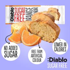 Image 3 for Sugar Free Orange Flavour Cake 200g Pack of 4