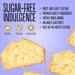 Image 4 for Sugar Free Orange Flavour Cake 200g Pack of 4