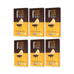 Image 1 for No Added Sugar Dark Chocolate Bar Orange 75g Pack of 6