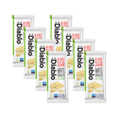Image 1 for No Added Sugar White Chocolate Bar 75g Pack of 8