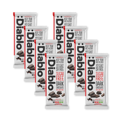 Image 1 for Sugar Free Dark Chocolate Bar 85g Pack of 8