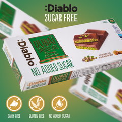 Image 3 for No Added Sugar Dubai Chocolate Bar 200g Pack of 6