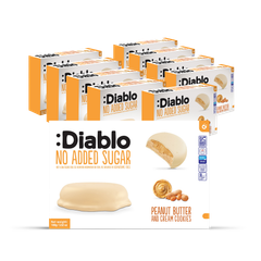 Image 1 for No Added Sugar Peanut Butter and Cream Cookies 100g Pack of 9