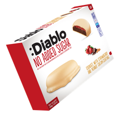 Image 2 for No Added Sugar Cookies Strawberry and Peanut Cream Coating 100g Pack of 9