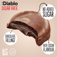 Image 3 for No Added Sugar Cookies and Cream Dark Chocolate 128g Pack of 14