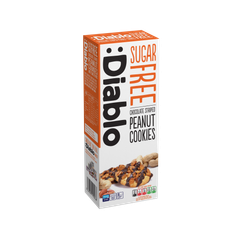 Image 2 for Sugar Free Chocolate Striped Peanut Cookies 150g Pack of 6