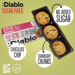 Image 3 for No Added Sugar Chocolate Chip and Cranberry Cookies 135g Pack of 6