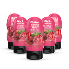 Image 1 for No Added Sugar Strawberry Dessert Sauce 355g Pack of 5