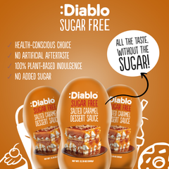 Image 5 for Sugar Free Salted Caramel Dessert Sauce 360g Pack of 5