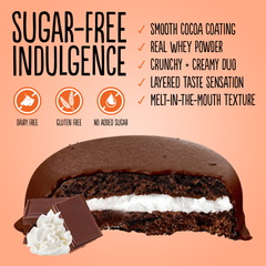 Image 4 for No Added Sugar Chocolate Covered Cream Cookies 34g Pack of 20