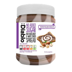 Image 2 for No Added Sugar Duo Spread Hazelnut and White Chocolate 350g Pack of 3